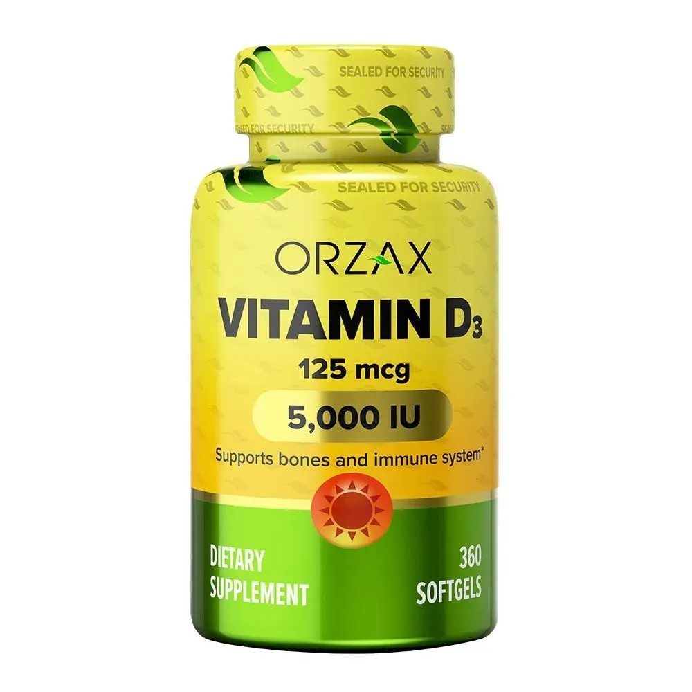 Витамин D-3 5000 единиц Орзакс, Vitamin D-3 5000 Orzax